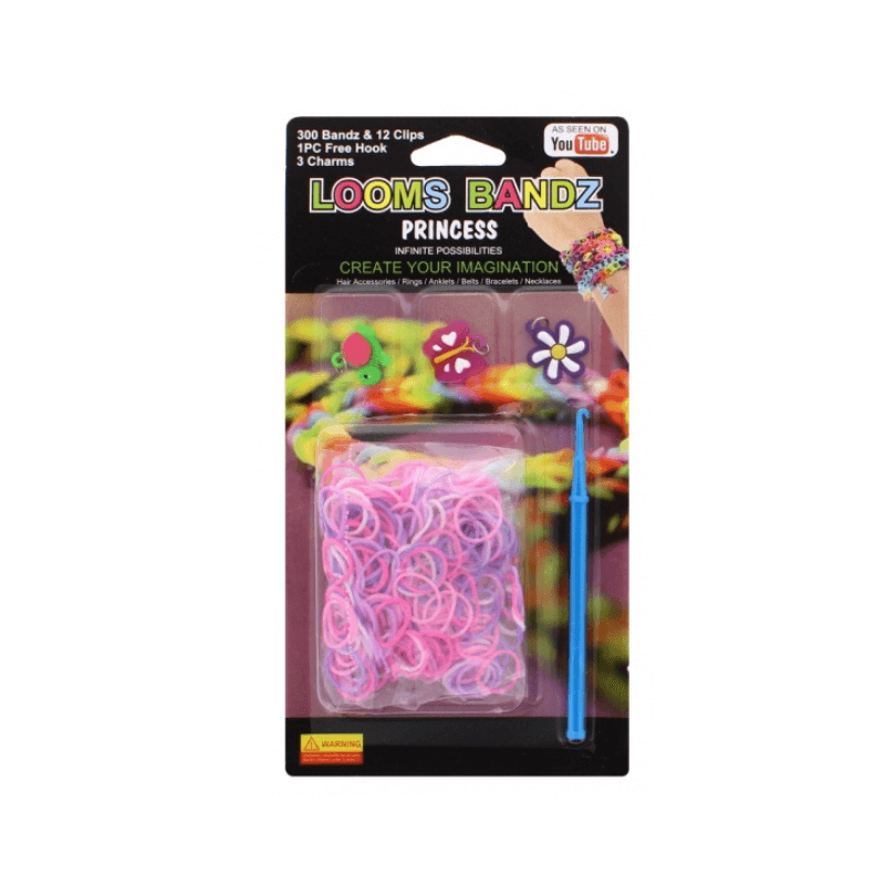 300 Princess Looms Bandz & Accessories