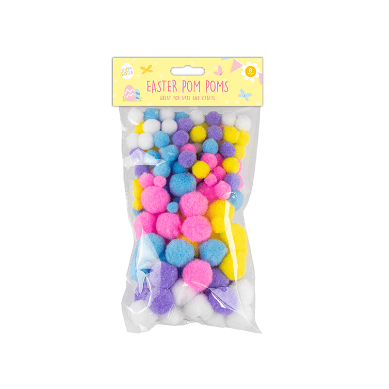 120 Pack Of Easter Pom Poms