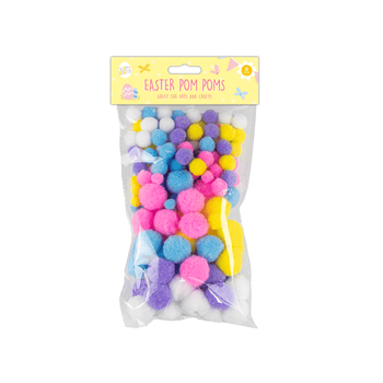 120 Pack Of Easter Pom Poms