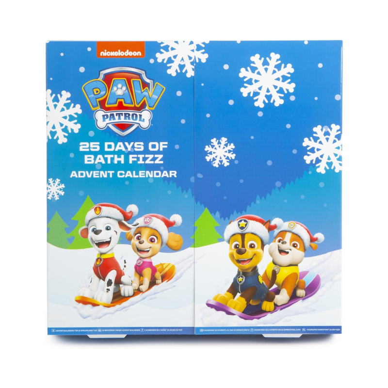 Paw Patrol 25 Days Of Bath Fizz Advent Calendar 