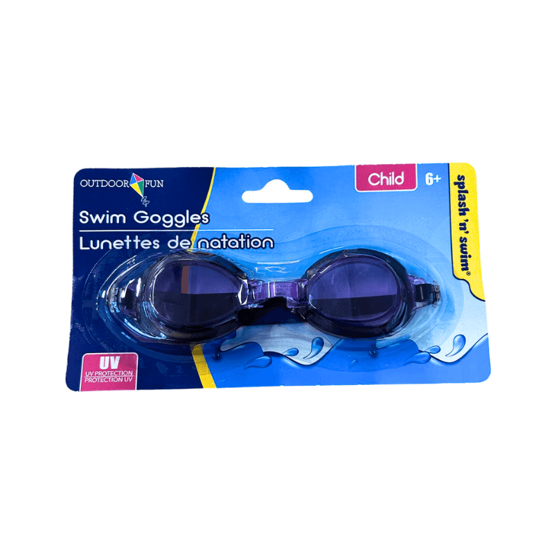 Kids Purple Swimming Goggles