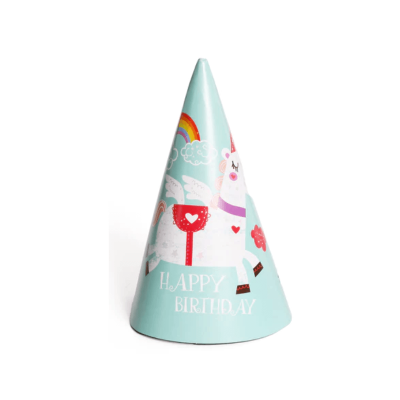 12 Unicorn Party Hats