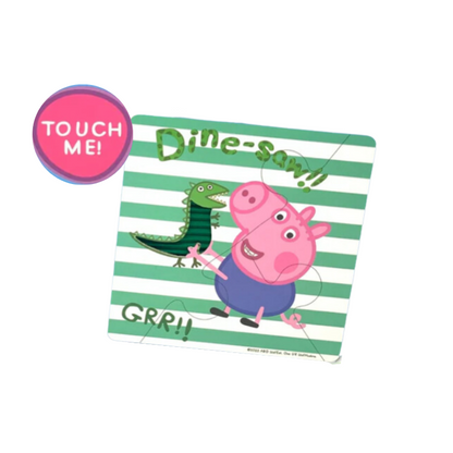 Peppa Pig Touch & Feel Sensory Puzzles Set of 4