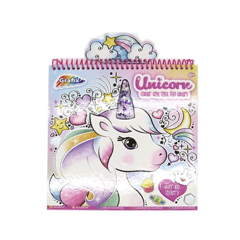 Unicorn Colour and Stick Fun Album