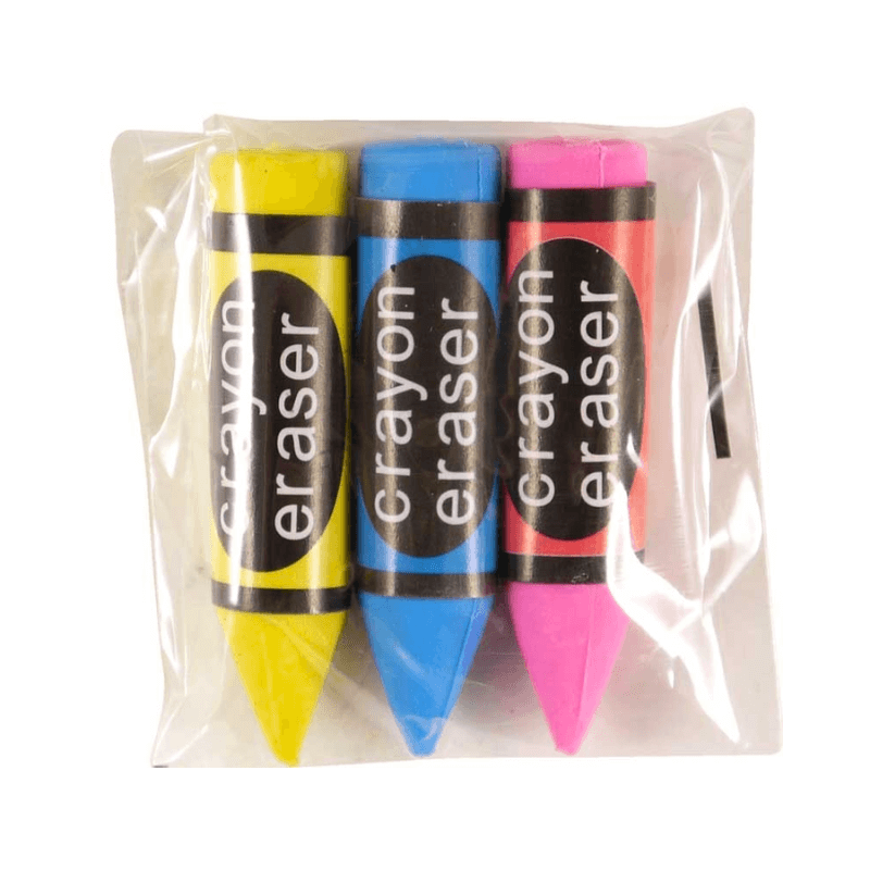 Mini Eraser Crayons