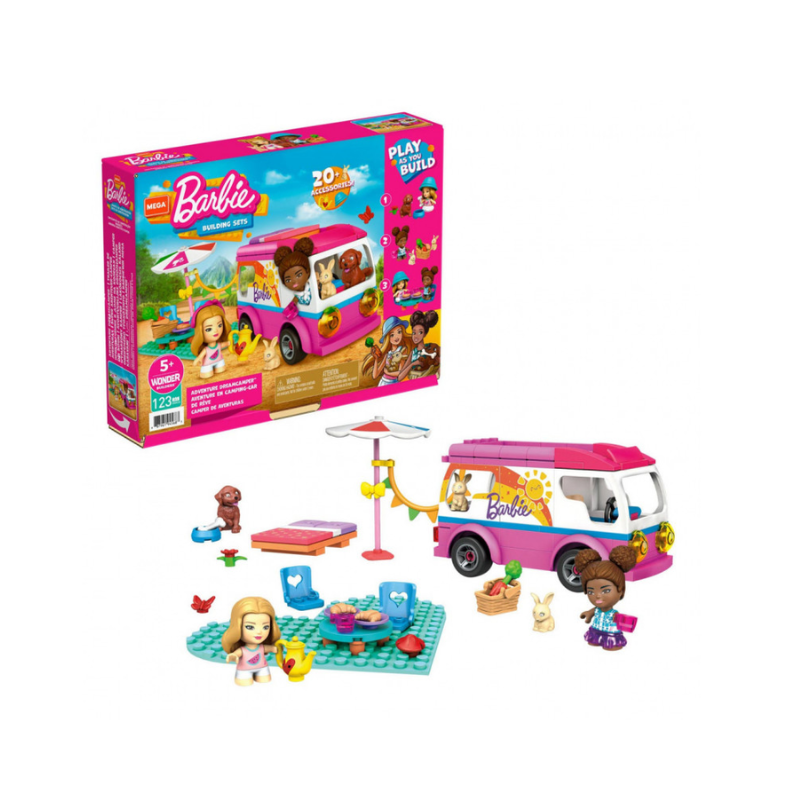 Mega Construx Barbie Building Sets - Adventure Dreamcamper