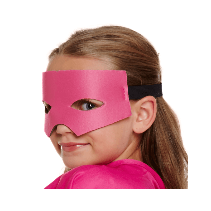 Pink Superhero Fancy Dress Costume - One Size Fits All