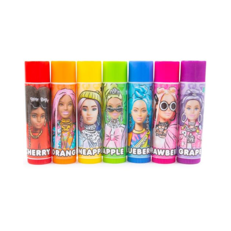 Mattel Barbie Extra Set Of 7 Lip Balms