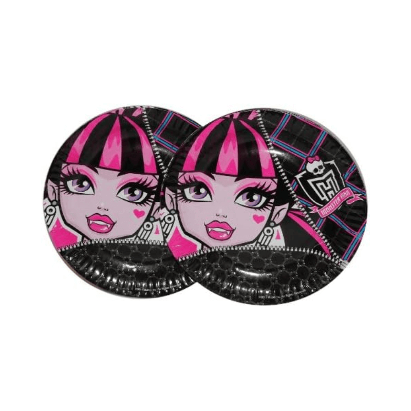 Monster High 8 Paper Plates