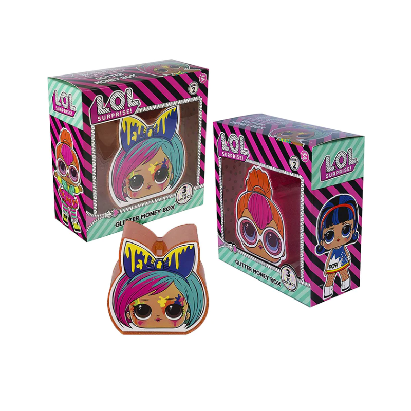 LOL Surprise! Neon Q.T. Glitter Money Box