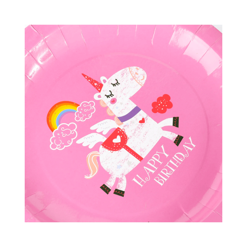 Unicorn Party Plates