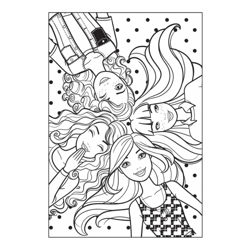 Mattel Barbie Colouring Book 