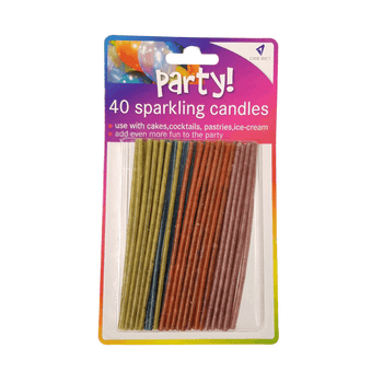 40 Sparkling Party Candles