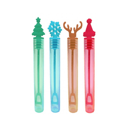 4 Pack Of Christmas Bubbles 