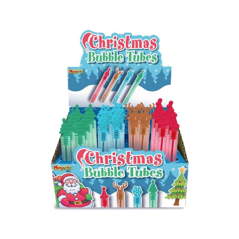 4 Pack Of Christmas Bubbles 