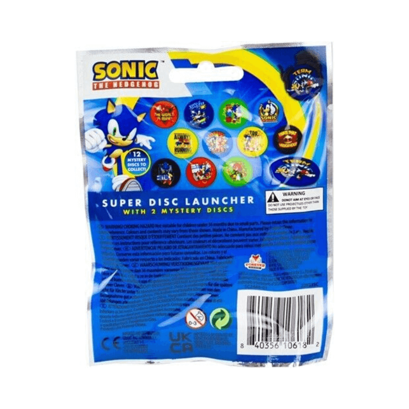 Sonic The Hedgehog Disc Launcher