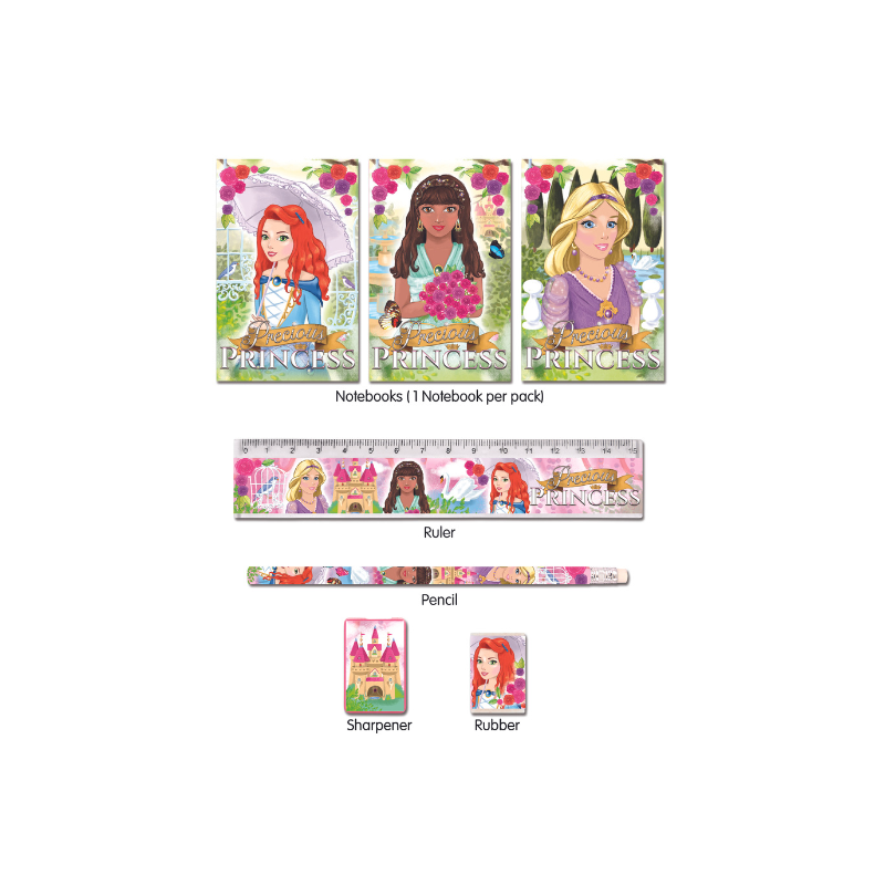 Stationery Set Princess Theme