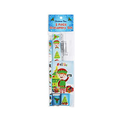 5 Piece Christmas Stationary Set