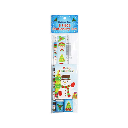 5 Piece Christmas Stationary Set