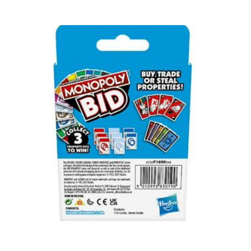 Monopoly Bid Property Trading Game