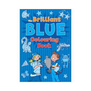 The Brilliant Blue Colouring Book