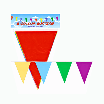 5m Multicoloured Flag Bunting