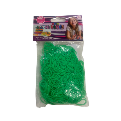 600 Neon Green Loom Bands