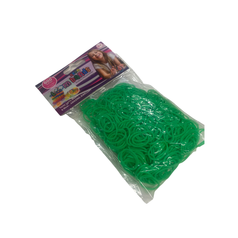 600 Neon Green Loom Bands