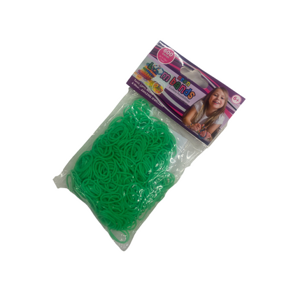 600 Neon Green Loom Bands