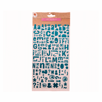 ABC Glitter Stickers Set