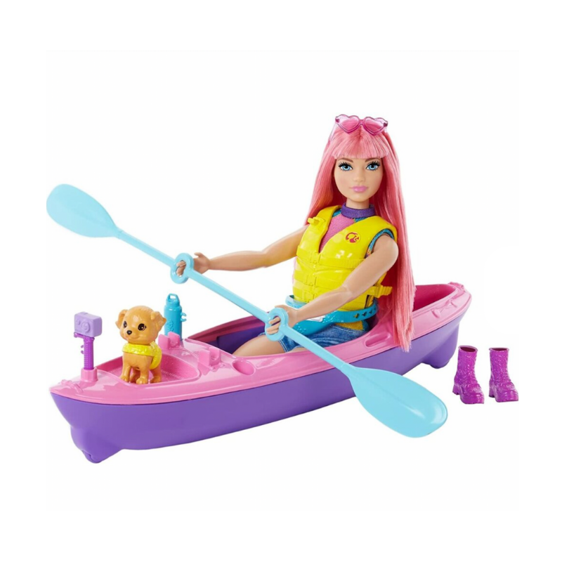 Mattel Barbie It Takes Two Camping Kayak Toy & Daisy Doll