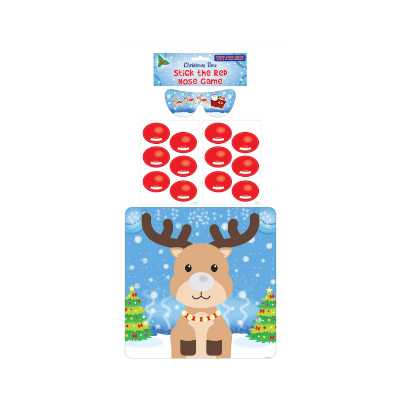 Christmas Stick The Red Nose Game