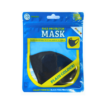 Black Junior Face Mask