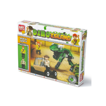 Block Tech Dinosaur Island Set