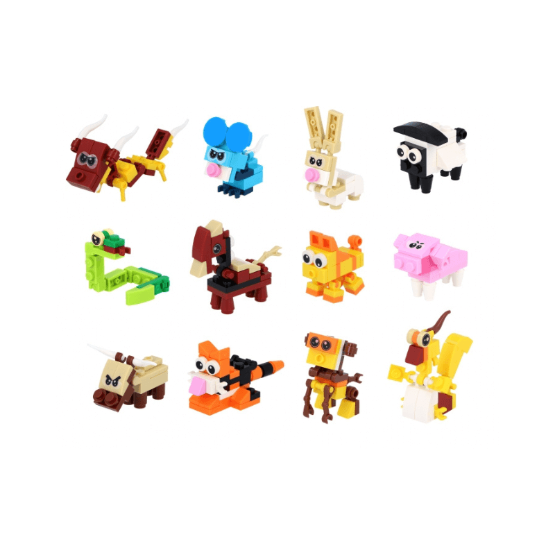 Build Your Own Zodiac Animal Blocks