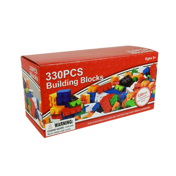 Building Blocks Assorted Size & Colours 330 Piece Set