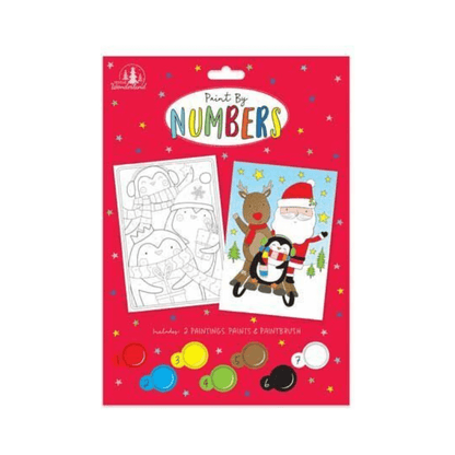 Christmas Paint By Numbers Set