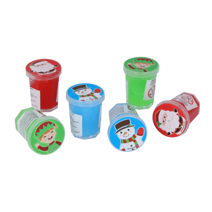 Christmas Slime Tubs 6 pack