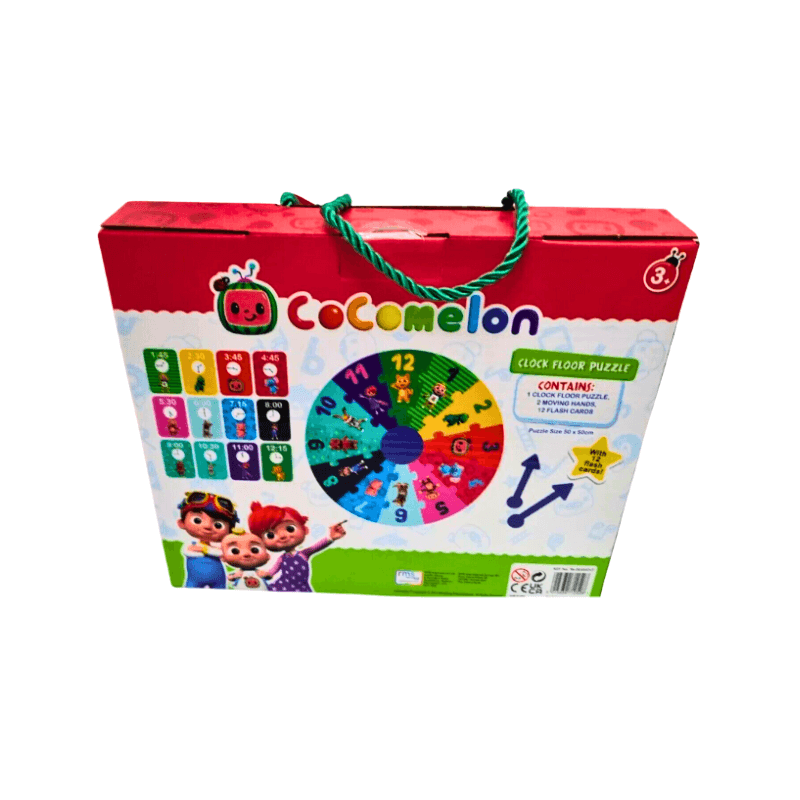 Cocomelon Clock Floor Puzzle