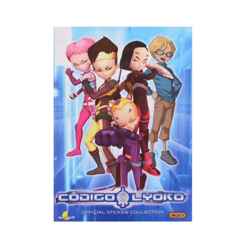 Codigo Lyoko Sticker Book Blue