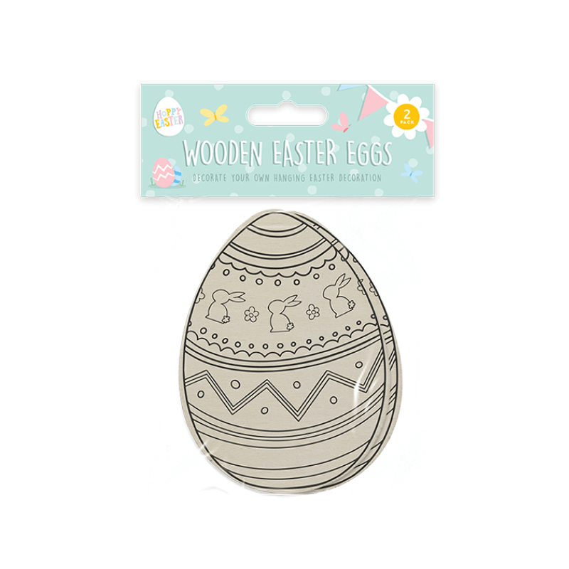 Decorate Your Own Wooden Easter Eggs