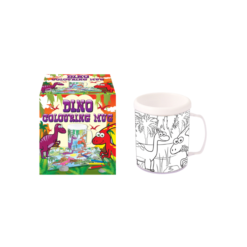 Dinosaur Colouring Mug