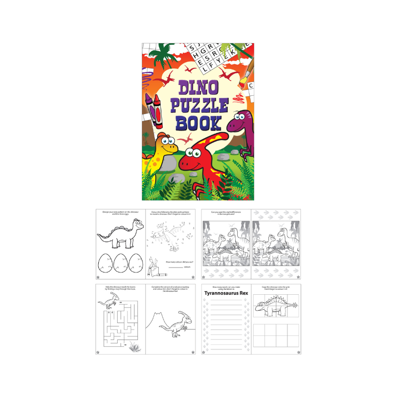 Dino Puzzle Book