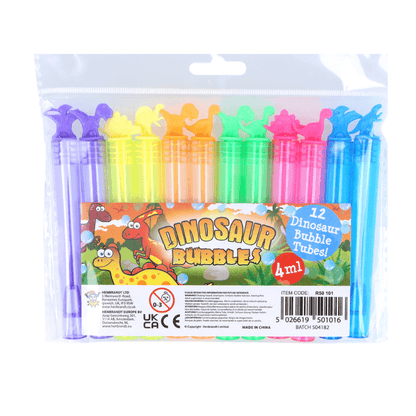 Dinosaur Bubble Party Tubes