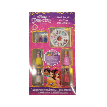 Disney Princess Nail Polish And Gem Set