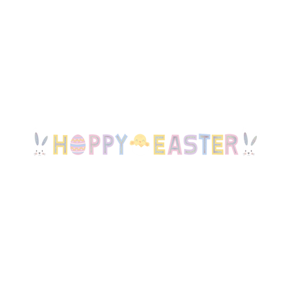 Easter Holographic Bunting 2m