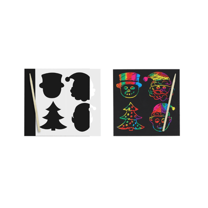 Eco-Friendly Christmas Scratch Art Set