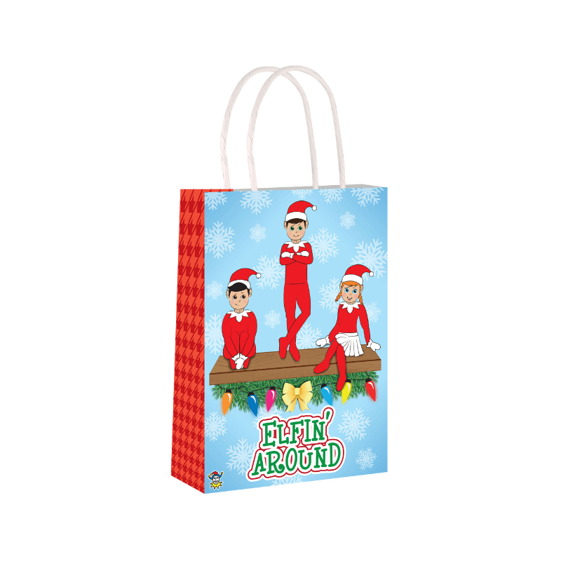 Elfin Around Christmas Party Bag