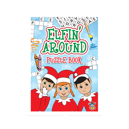 Elfin Around Christmas Puzzle Book