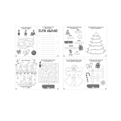 Elfin Around Christmas Puzzle Book